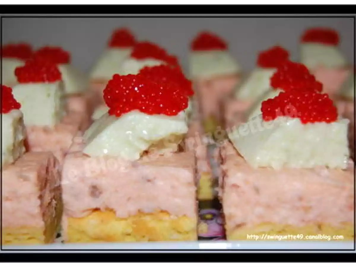MOUSSE DE SAUMON et CONCOMBRE sur BISCUIT SALE (de Cuisine Plurielle) - photo 3