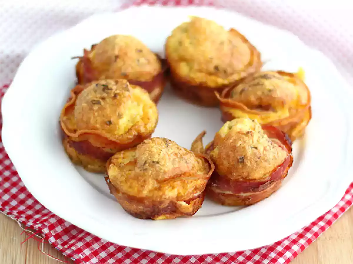 Muffins de bacon
