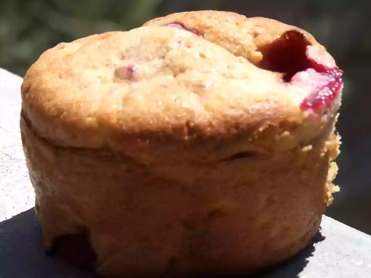Olala, les muffins framboises-châtaigne !