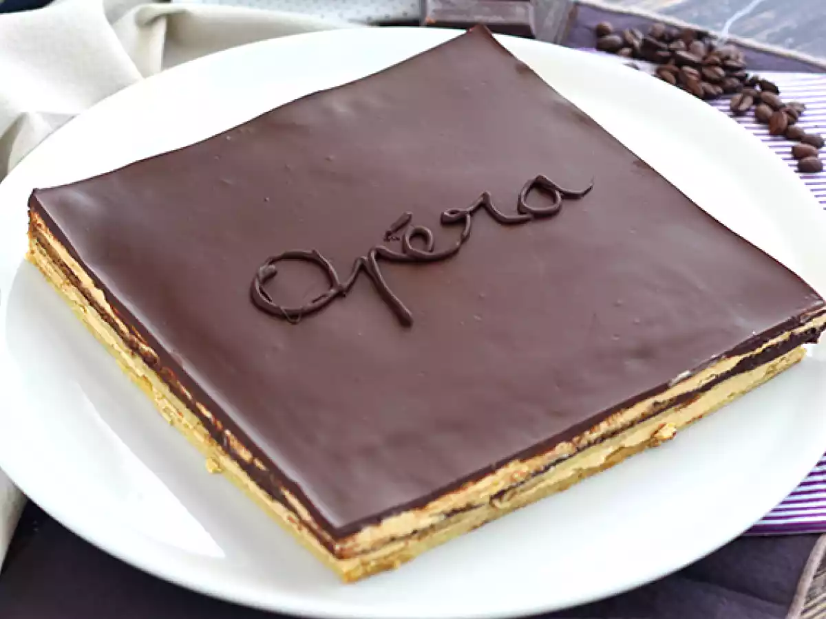 Opéra, recette expliquée pas à pas