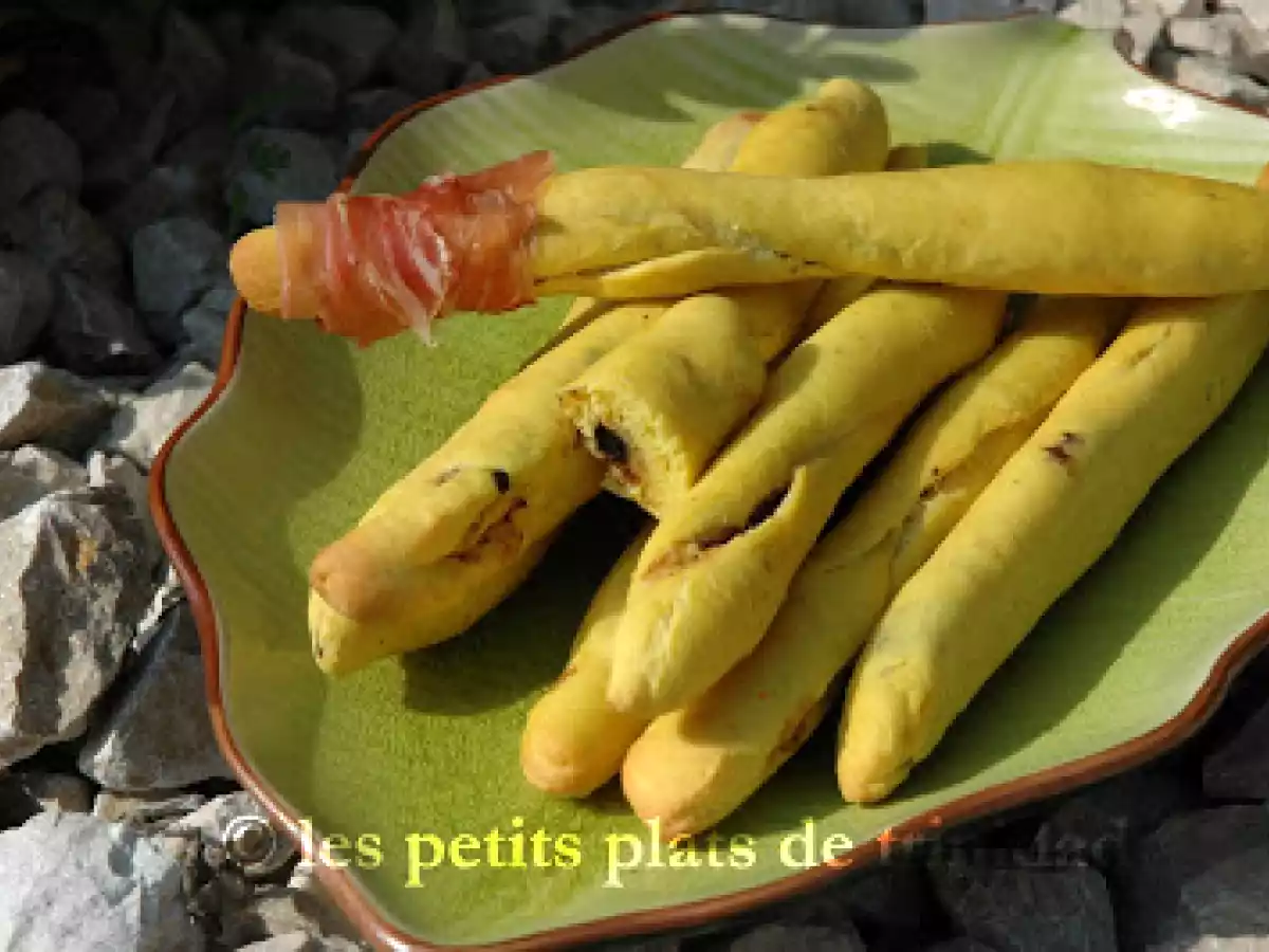 Pain gressin de Rabanel, à ma sauce : safran et olives noires - photo 2