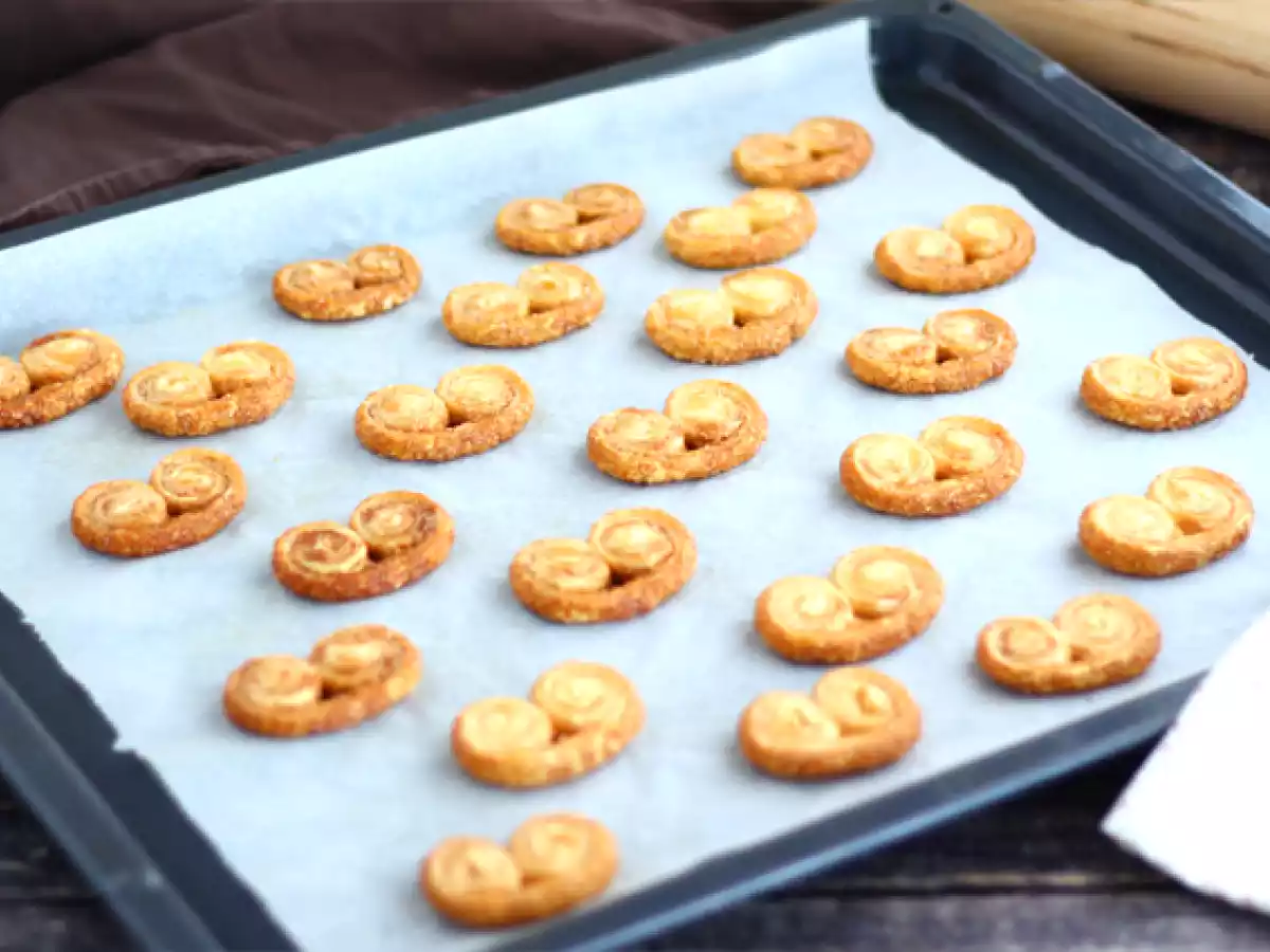 Palmiers feuilletés simples et rapides
