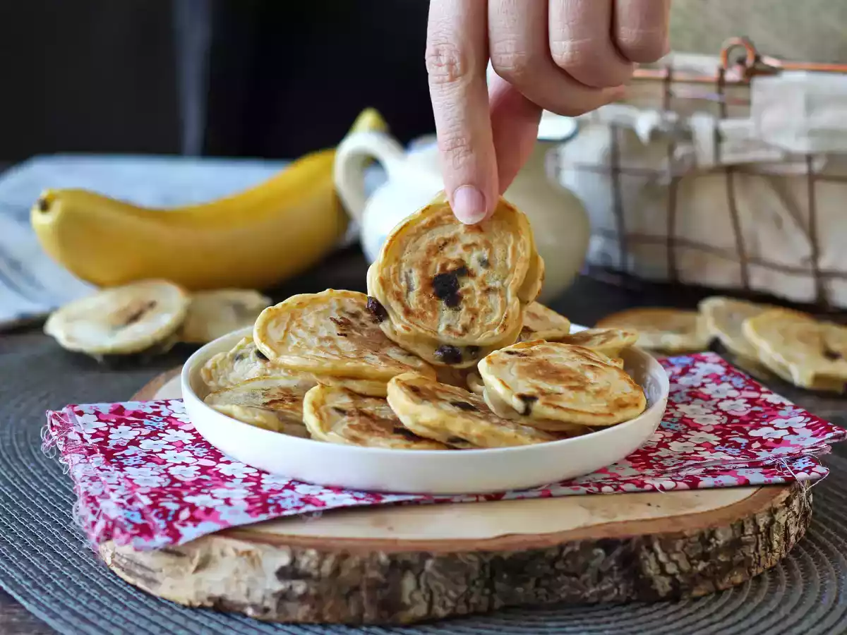 Pancakes à la banane sans sucre ajouté parfaits pour le petit déjeuner! - photo 2