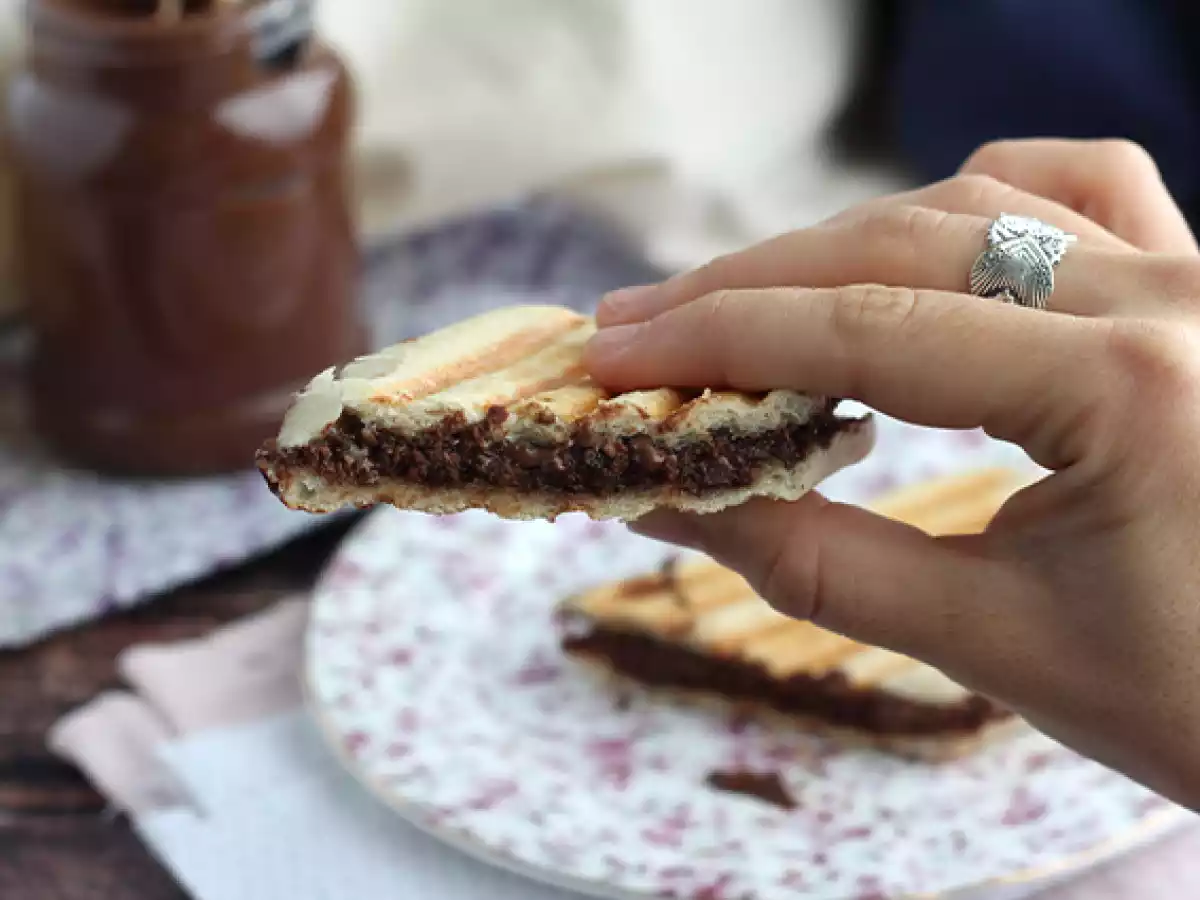 Panini à la pâte à tartiner - photo 3