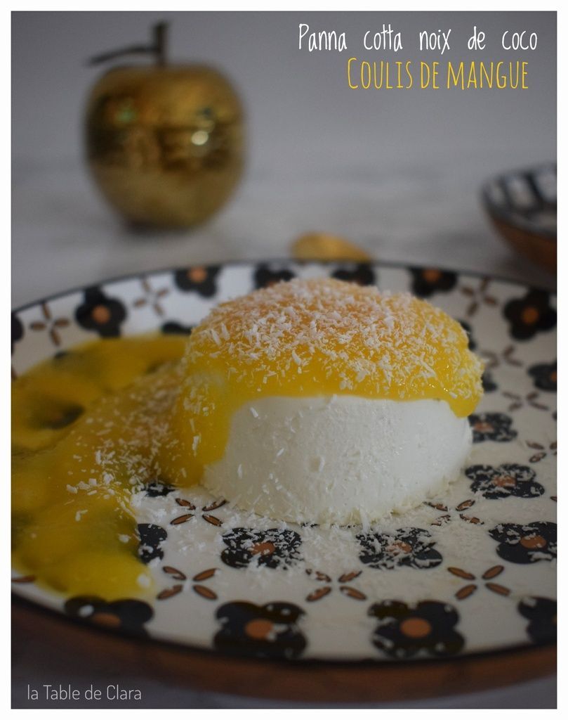 Panna cotta à la noix de coco Recette Ptitchef