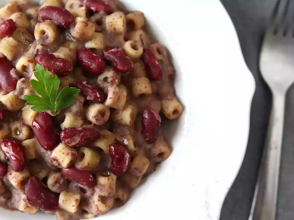 Pasta e fagioli alla veneta : La recette de pâtes aux haricots rouges typique de la Vénétie - photo 3