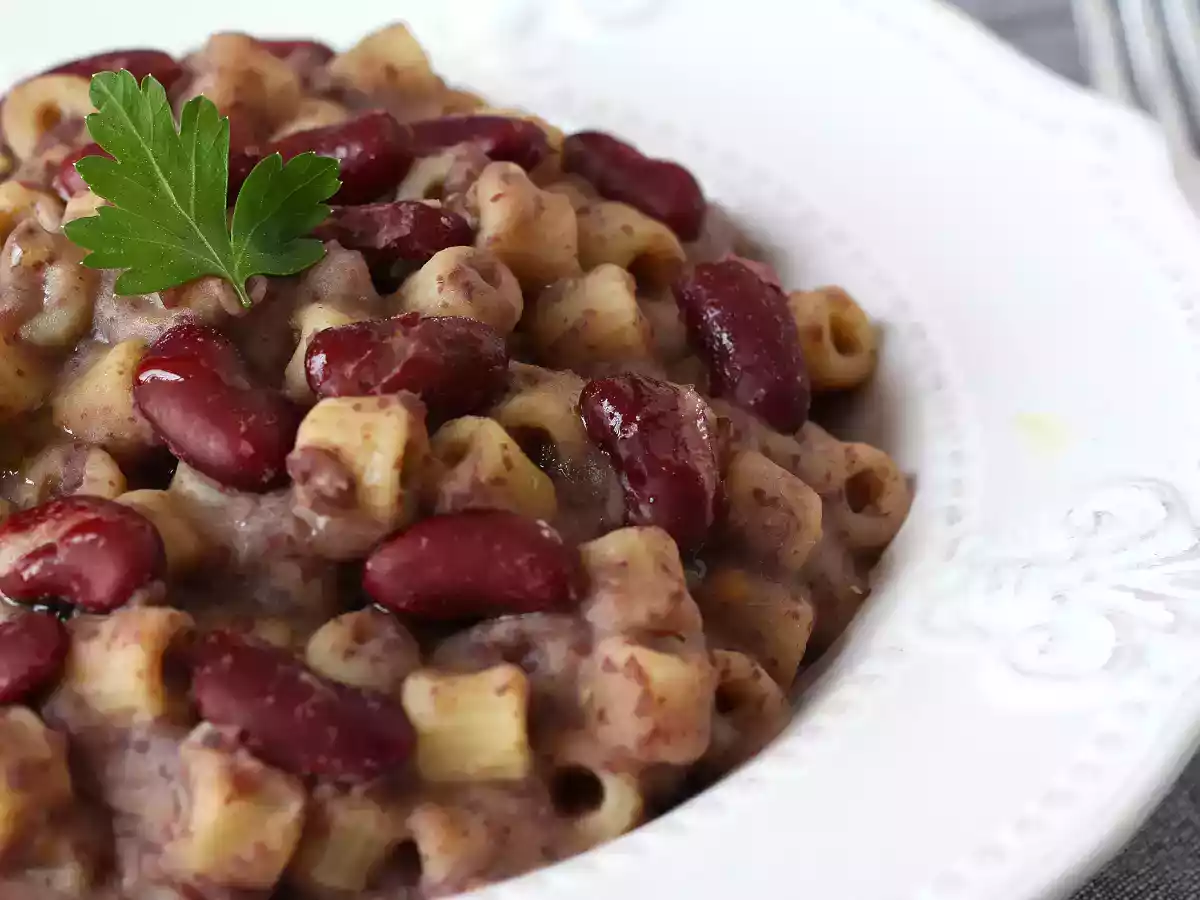 Pasta e fagioli alla veneta : La recette de pâtes aux haricots rouges typique de la Vénétie - photo 5