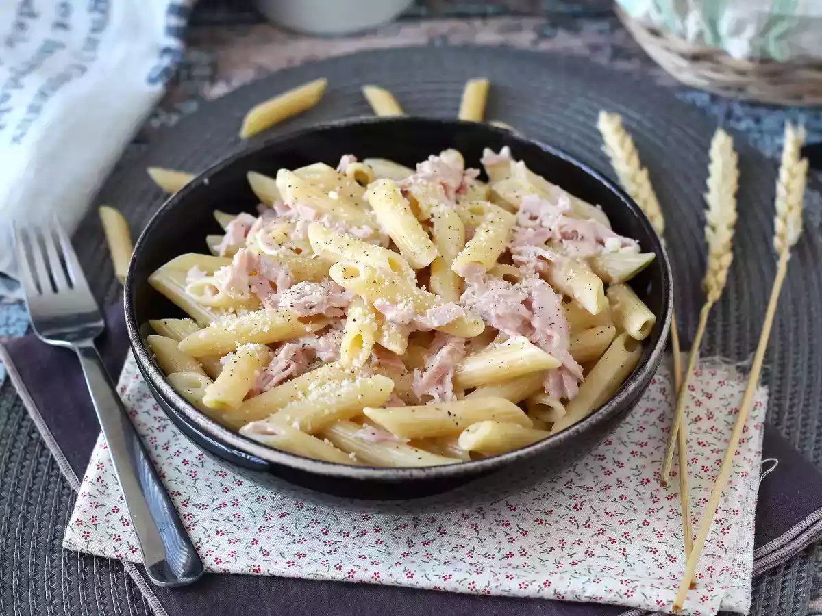Pâtes à la crème et au jambon : super crémeuses et rapides à faire! - photo 2