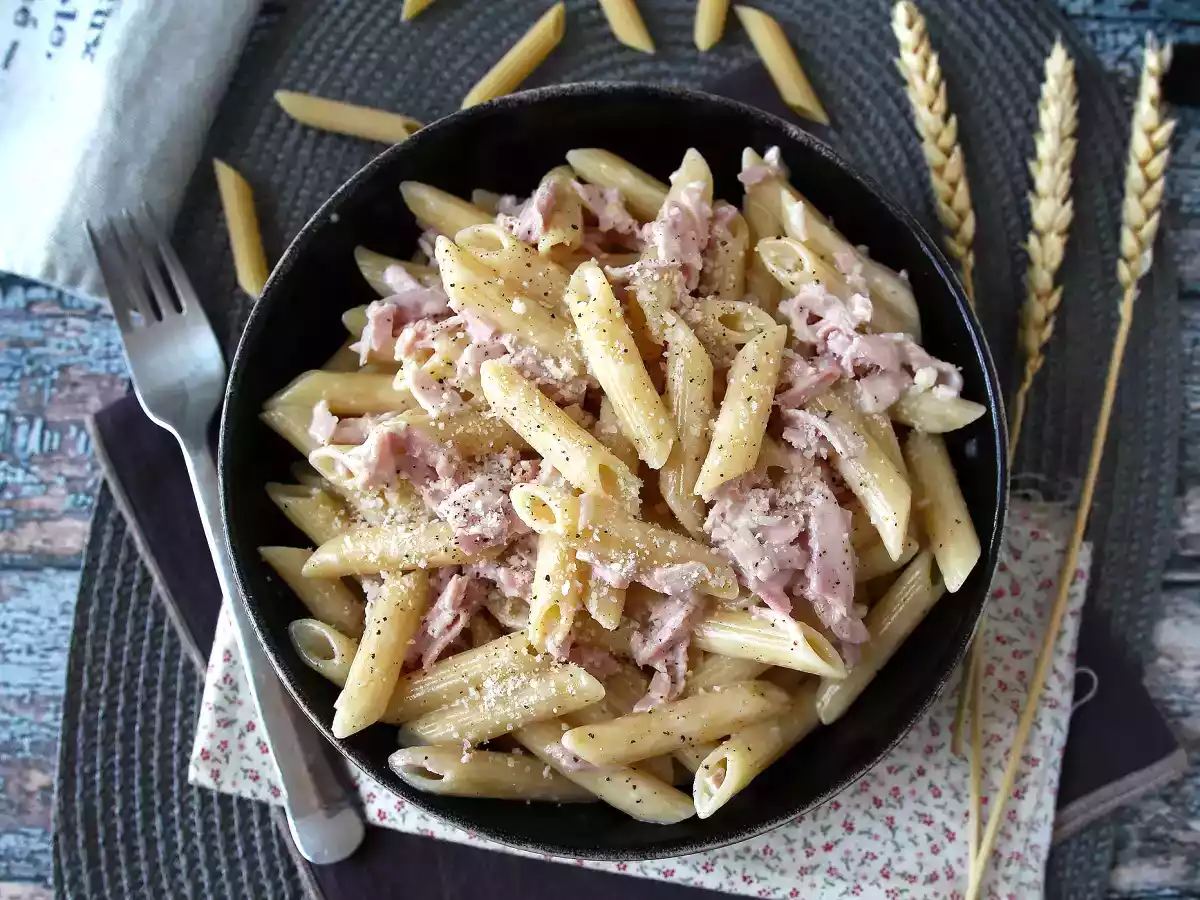 Pâtes à la crème et au jambon : super crémeuses et rapides à faire! - photo 3