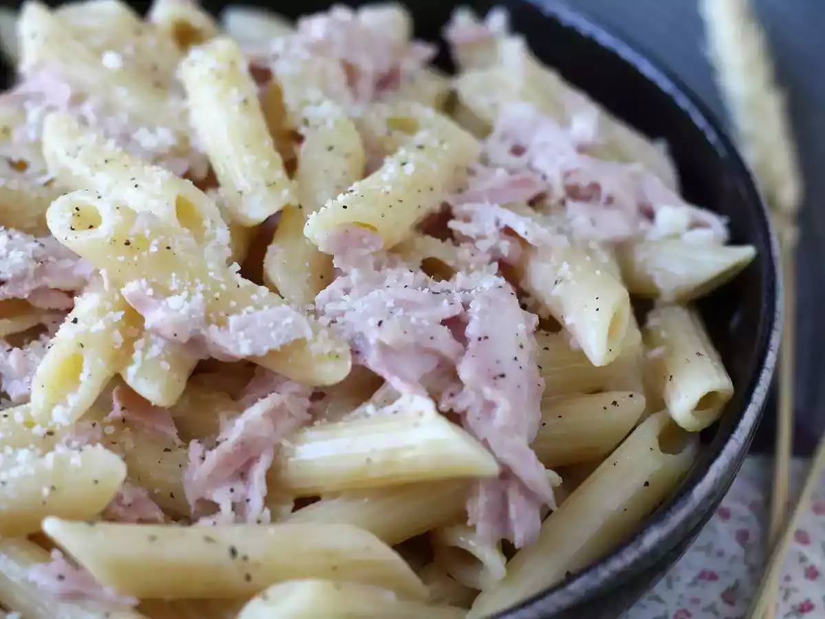 Pâtes à la crème et au jambon : super crémeuses et rapides à faire! - photo 4