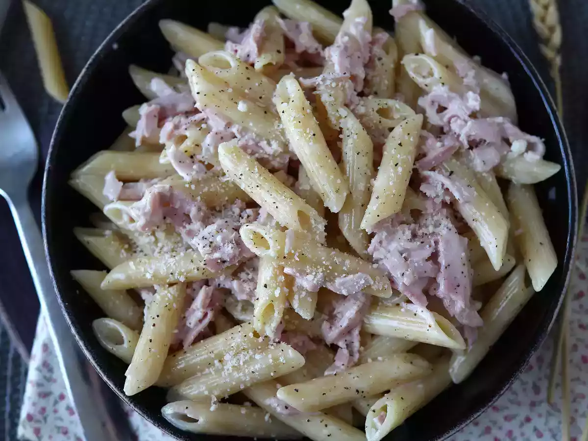 Pâtes à la crème et au jambon : super crémeuses et rapides à faire! - photo 5