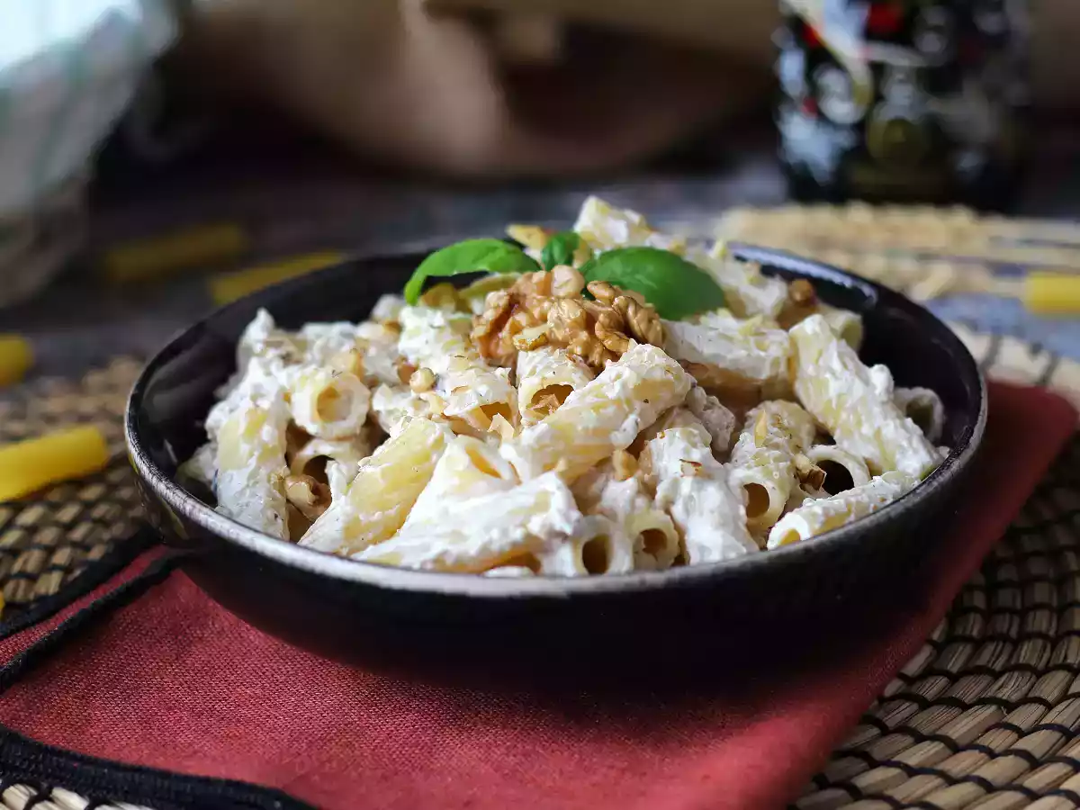 Pâtes à la ricotta et aux noix
