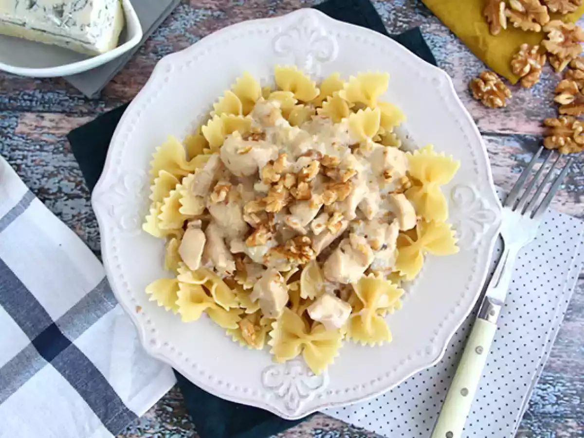 Pâtes au poulet et au gorgonzola - photo 2
