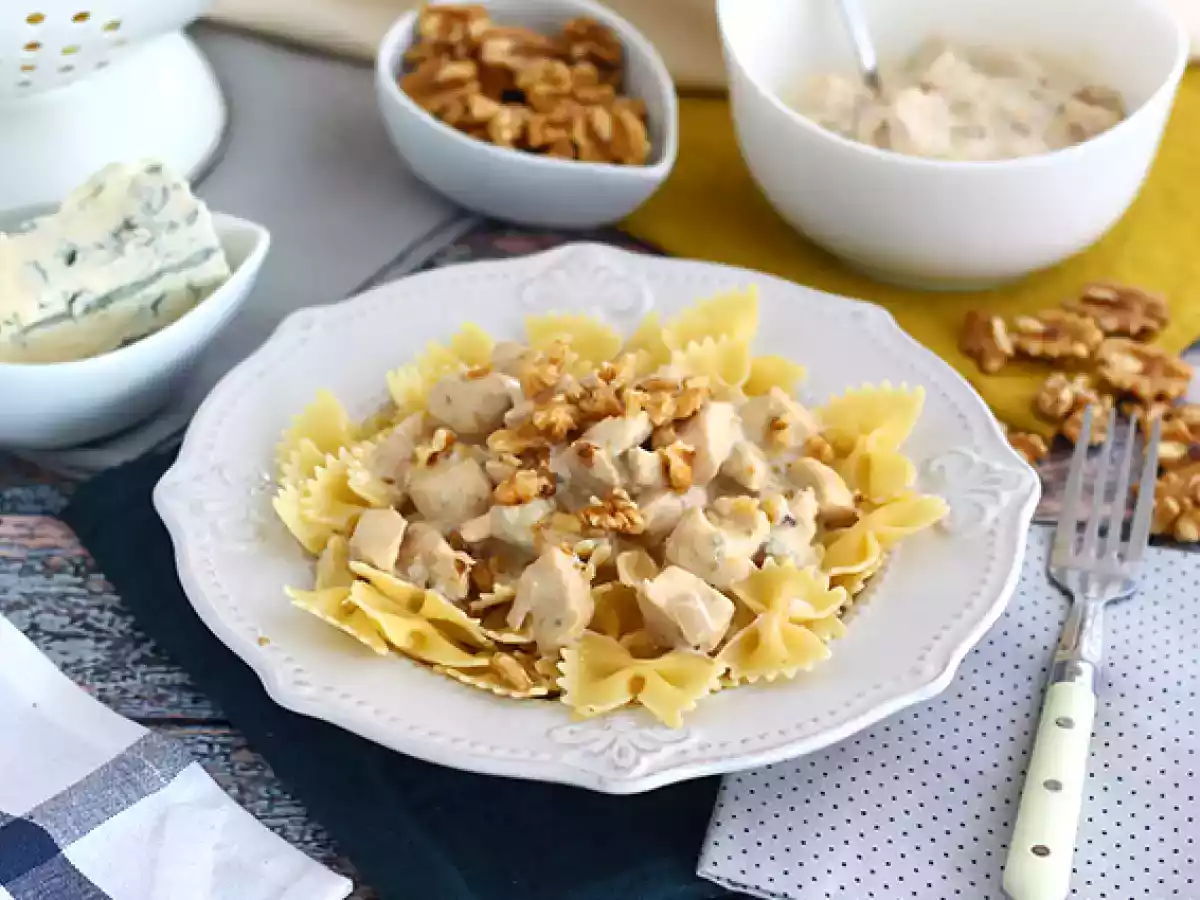 Pâtes au poulet et au gorgonzola - photo 3