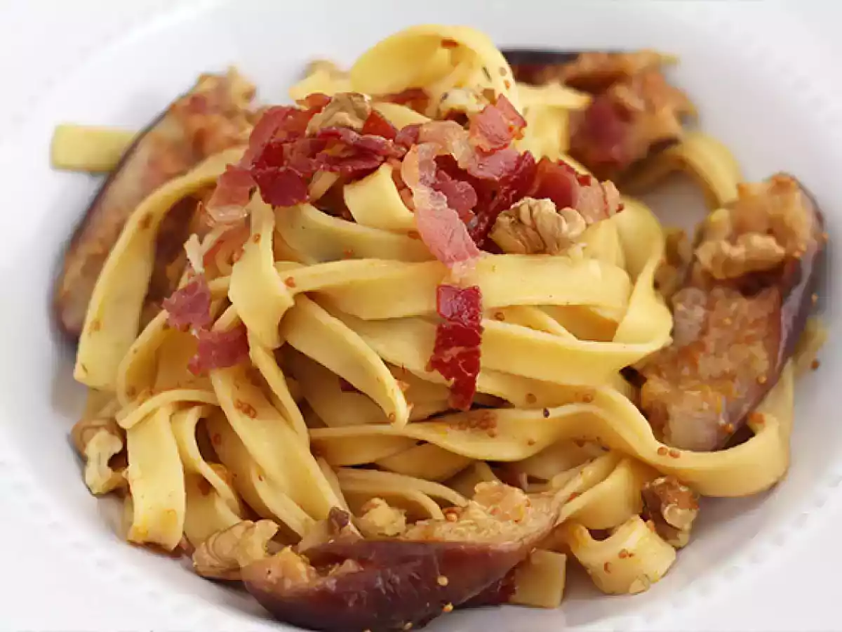 Pâtes aux figues et à la pancetta - photo 2