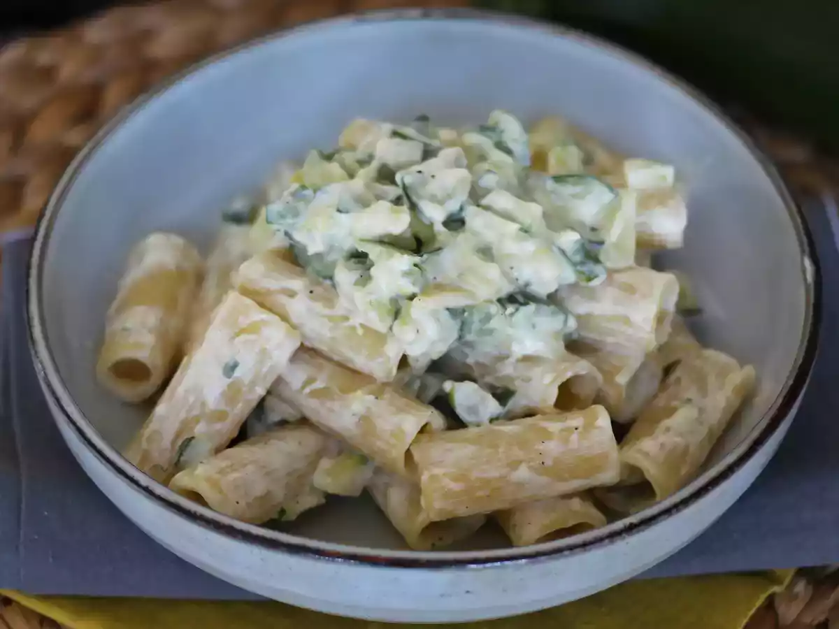 Pâtes crémeuses aux courgettes, une recette savoureuse et facile à préparer - photo 4