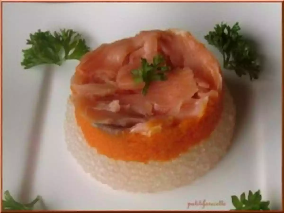Perles du Japon au saumon fumé