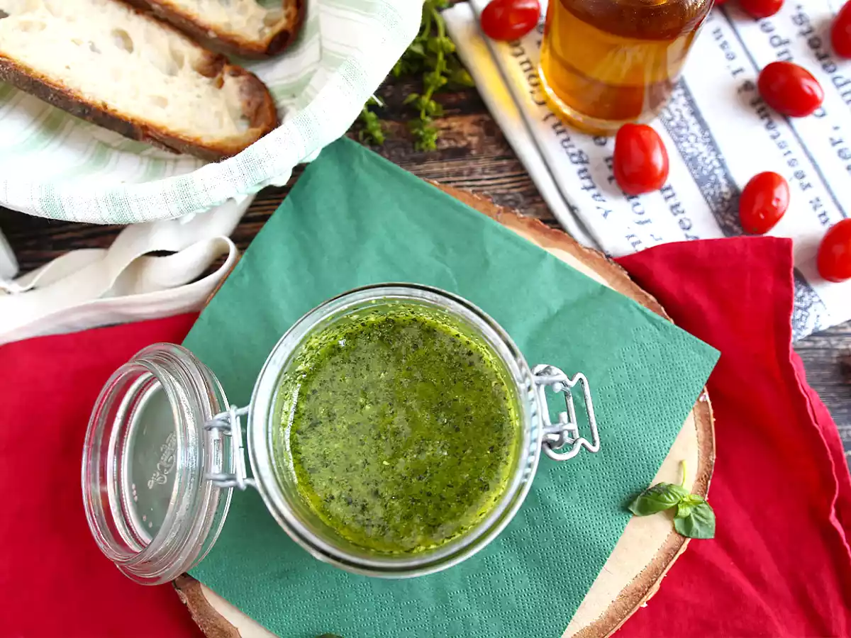Pesto vert maison - pesto alla genovese - photo 4