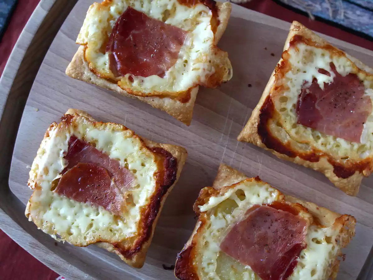 Petites tartes tatin saveur raclette, en portions individuelles - photo 2