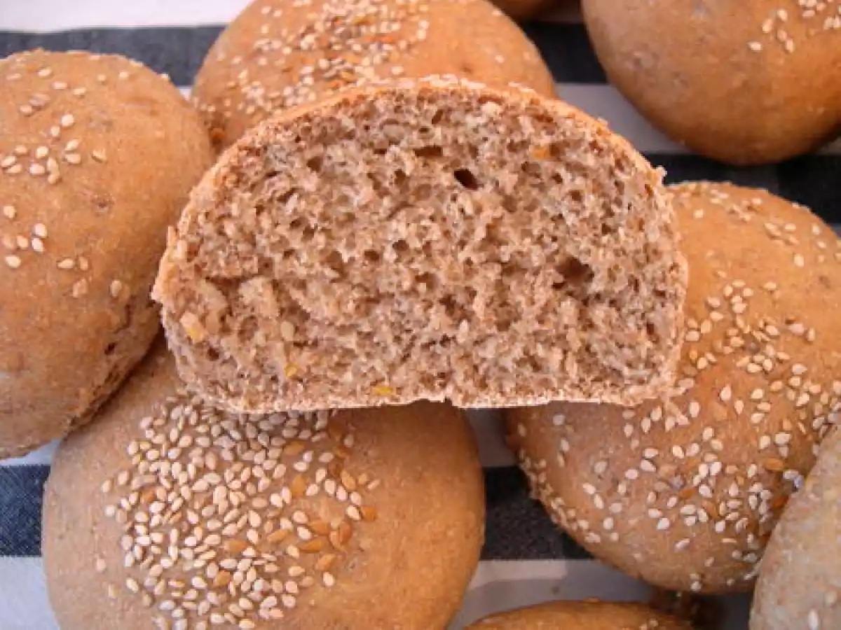 Petits pains complets aux céréales avec poolish - photo 2