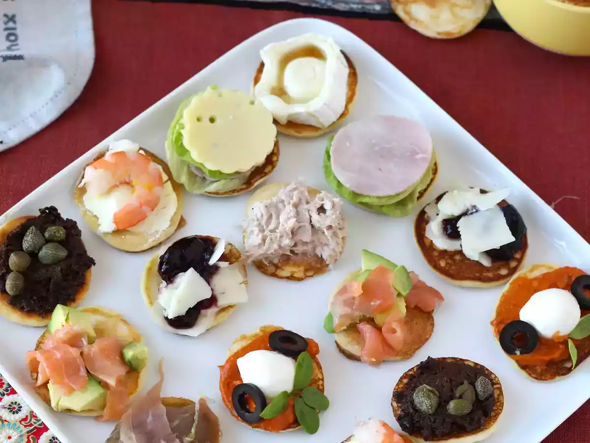 Plateau de blinis garnis, l'apéritif varié et parfait pour les fêtes - photo 2