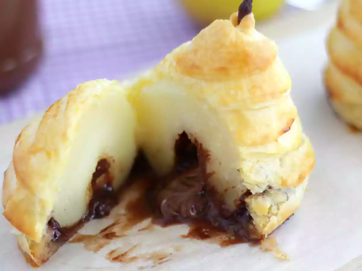 Poires feuilletées au cœur chocolat - photo 3
