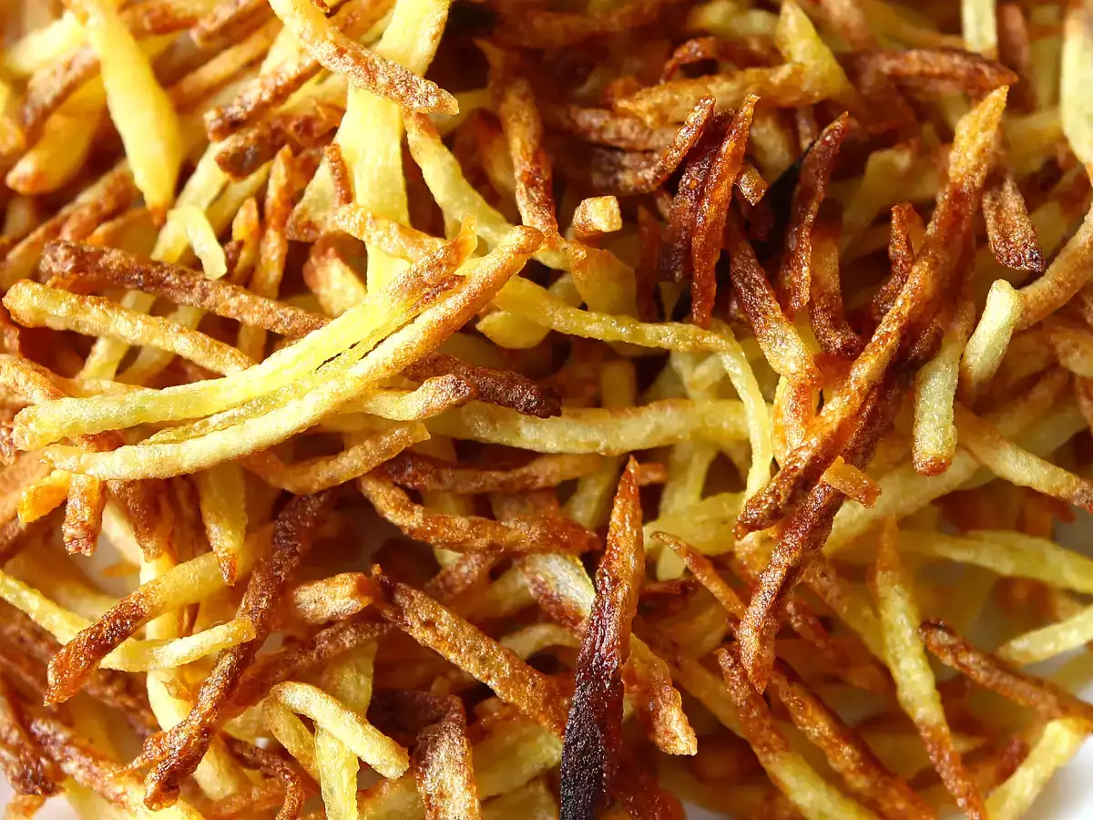 Pommes pailles, les allumettes de pommes de terre faciles à faire au Airfryer - photo 3