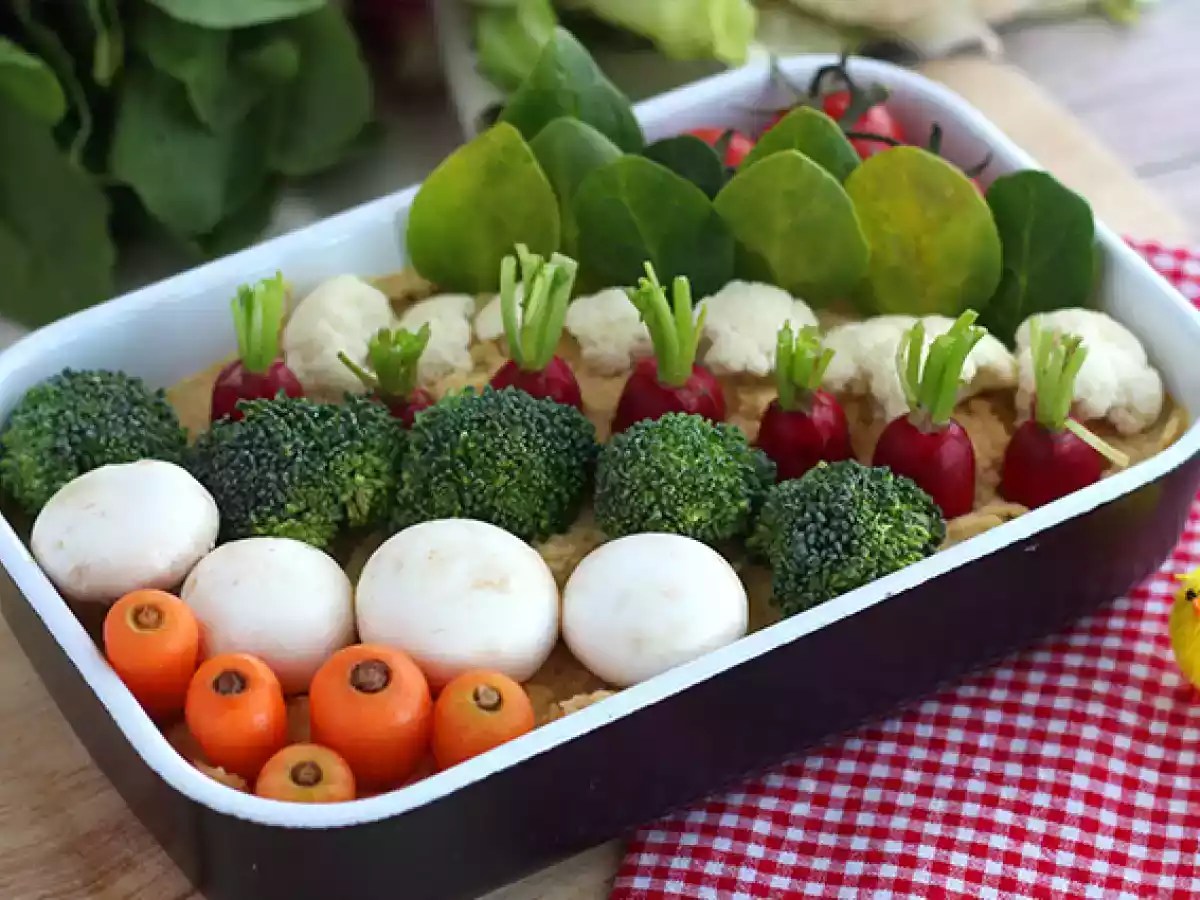 Potager pour l'apéritif (houmous et petits légumes) - photo 4