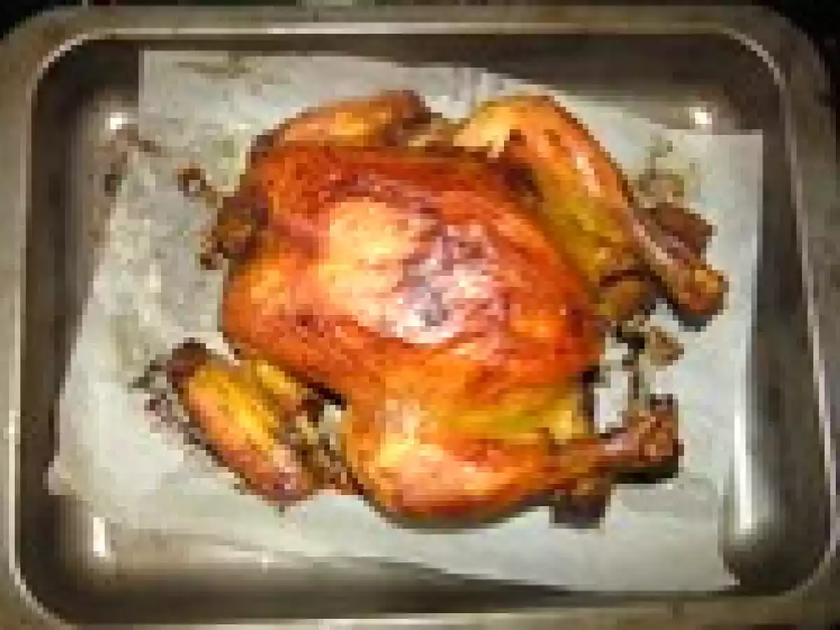 Poulet rôti aux champignons cuisiné à la marocaine + potatoes - photo 4
