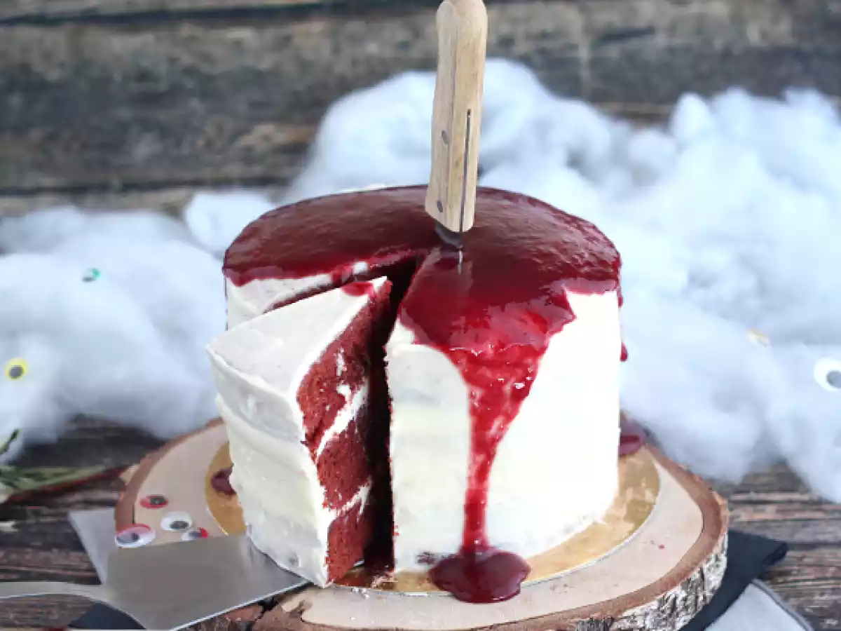 Red Velvet cake spécial Halloween !