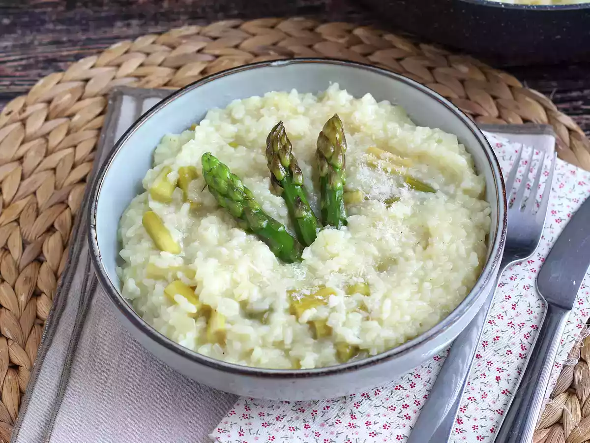 Risotto aux asperges vertes et parmesan - photo 3