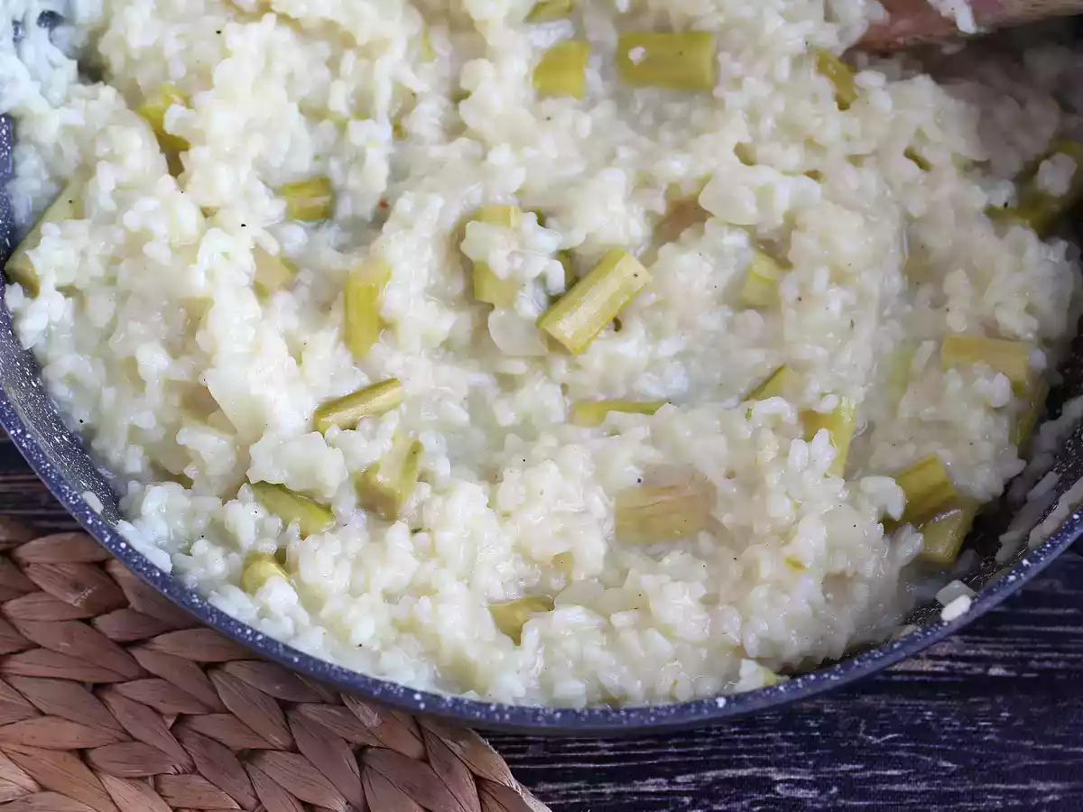 Risotto aux asperges vertes et parmesan - photo 4