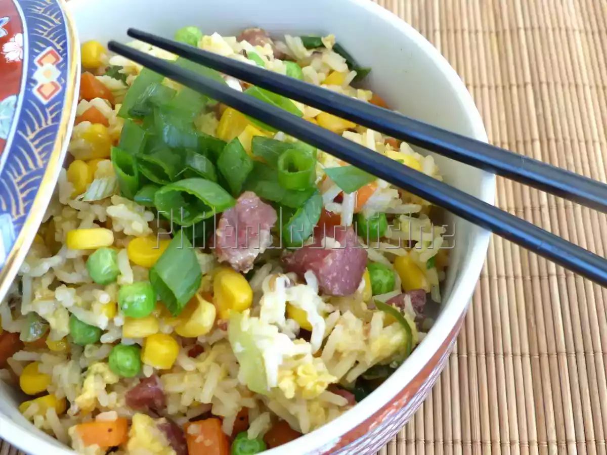 Riz sauté façon riz cantonais - photo 4