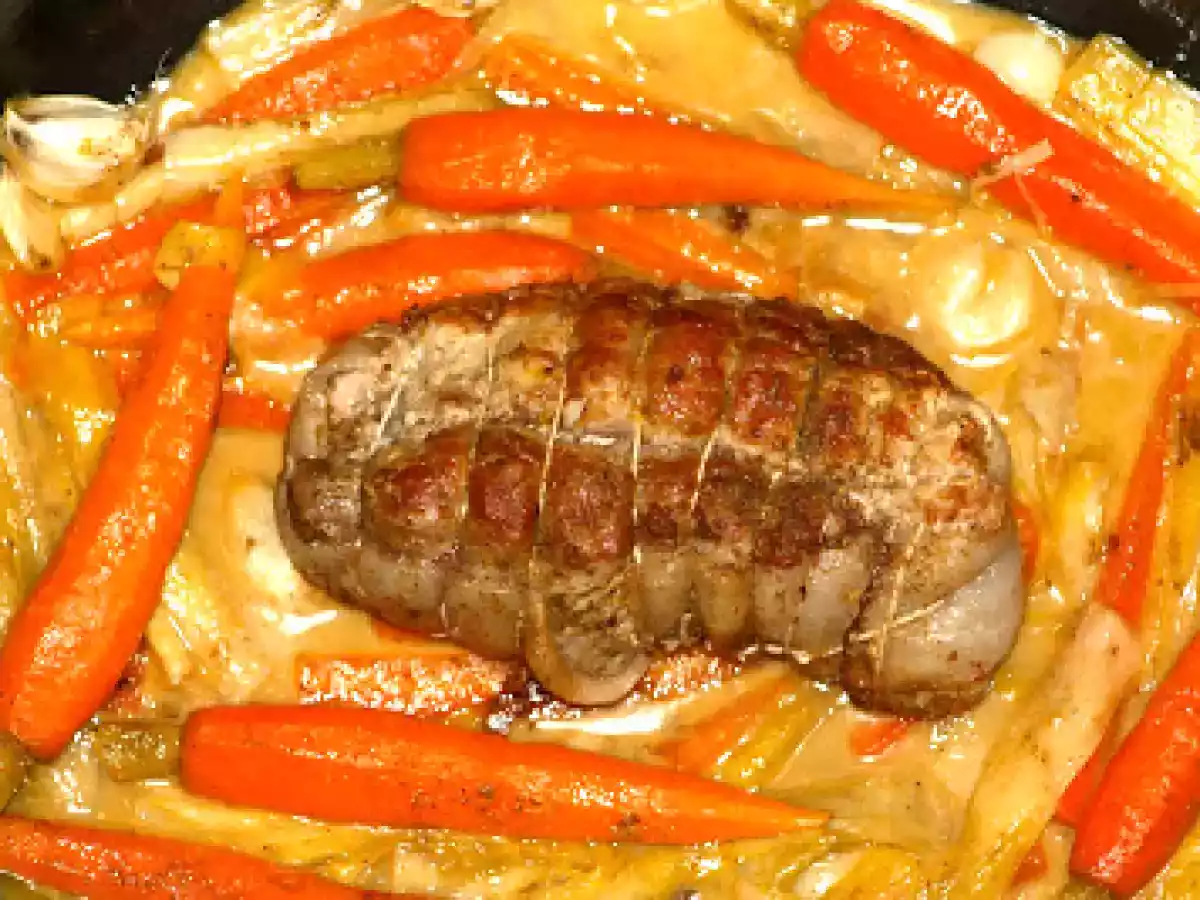Rôti de veau d'hiver, et oui c'est pas fini !