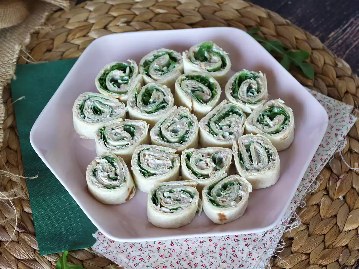 Roulés apéro aux tortillas, thon et fromage frais - photo 3