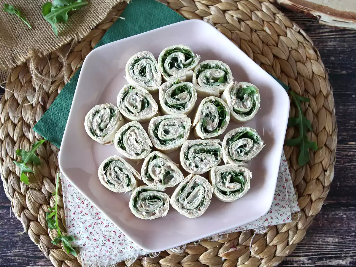 Roulés apéro aux tortillas, thon et fromage frais - photo 4