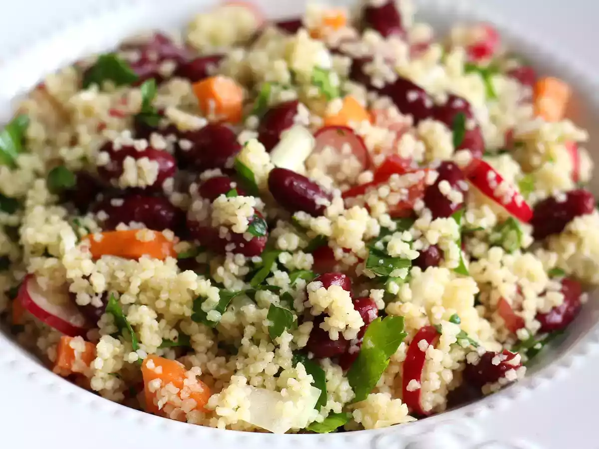 Salade couscous pour une entrée simple, saine et colorée ! - photo 3