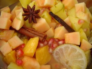 Salade De Fruits Exotiques Fa On Dorian Recette Ptitchef