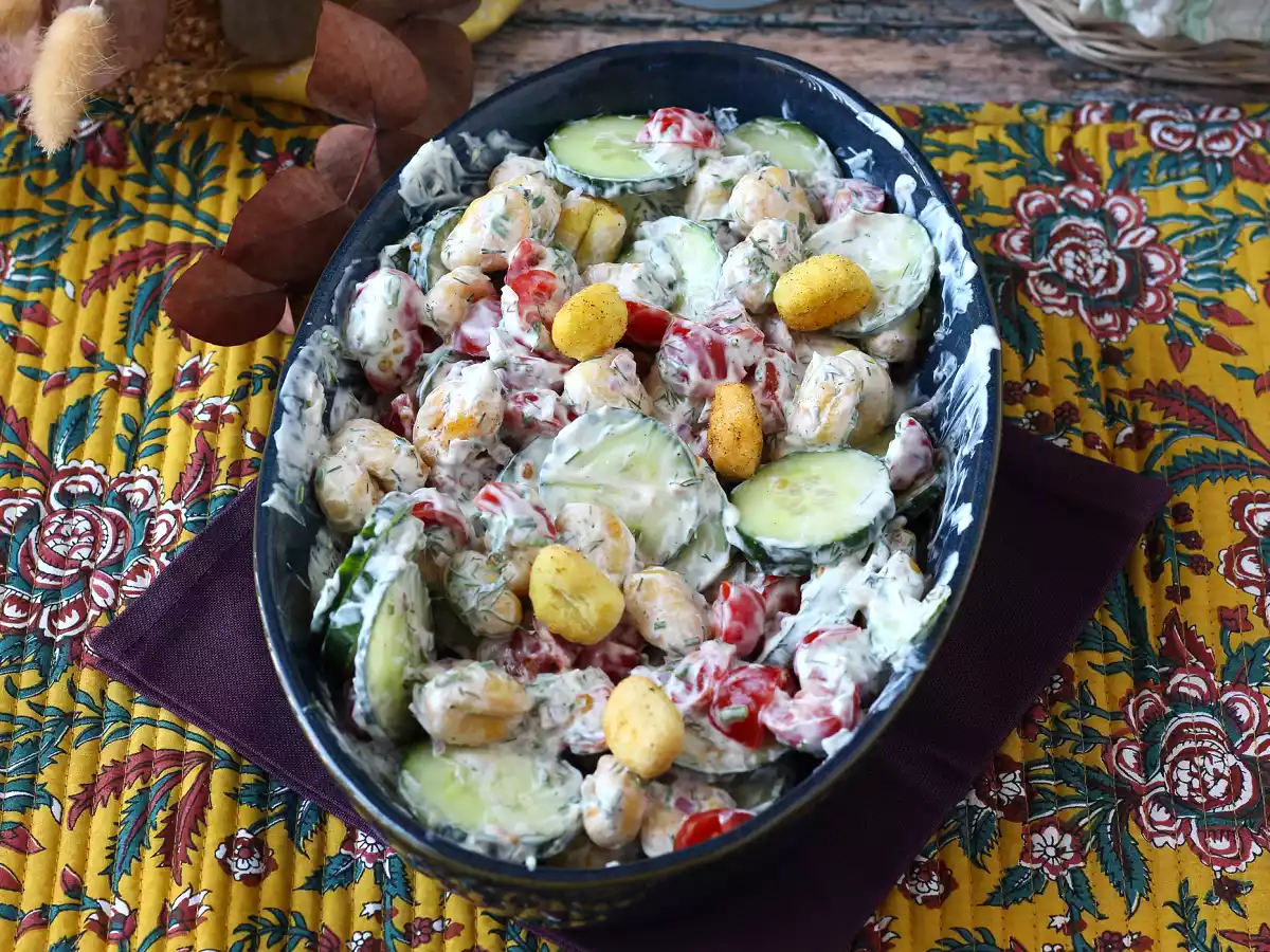 Salade de gnocchi crispy, ultra tendance, gourmande et équilibrée parfaite pour lété! - photo 7