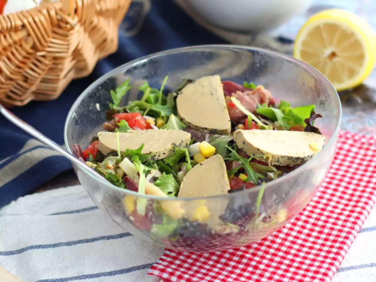 Salade landaise au foie gras (salade périgourdine) - photo 4