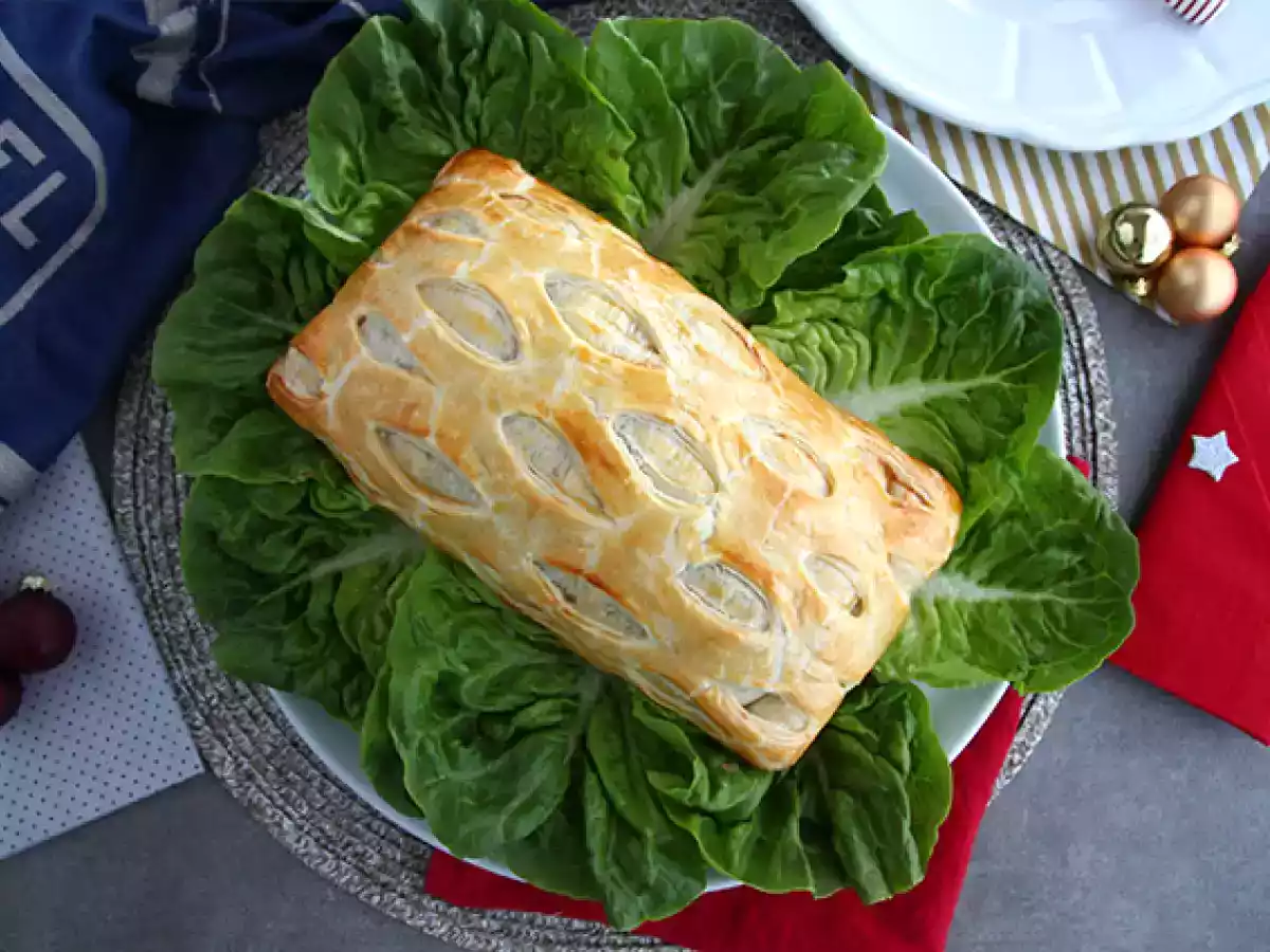 Saumon en croûte aux épinards et fromage mozzarella - photo 3
