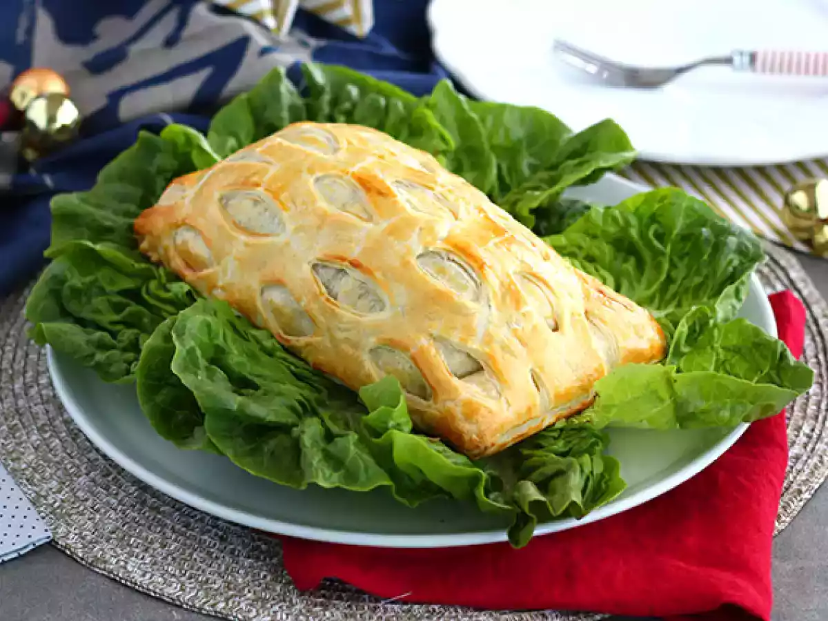 Saumon en croûte aux épinards et fromage mozzarella - photo 5