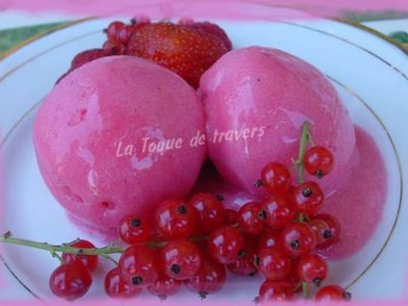 Sorbet à la groseille Recette Ptitchef