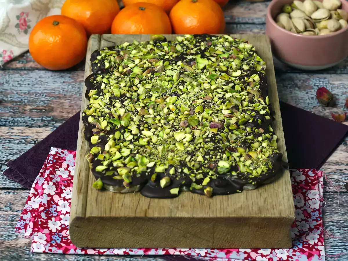 Tablette chocolat pistache et mandarine, la douceur parfaite pour l'hiver! - photo 4