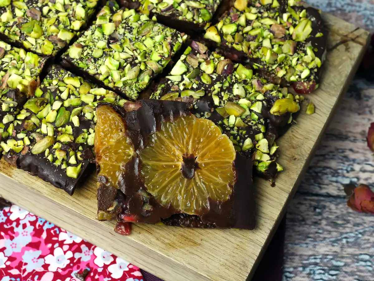 Tablette chocolat pistache et mandarine, la douceur parfaite pour l'hiver! - photo 5