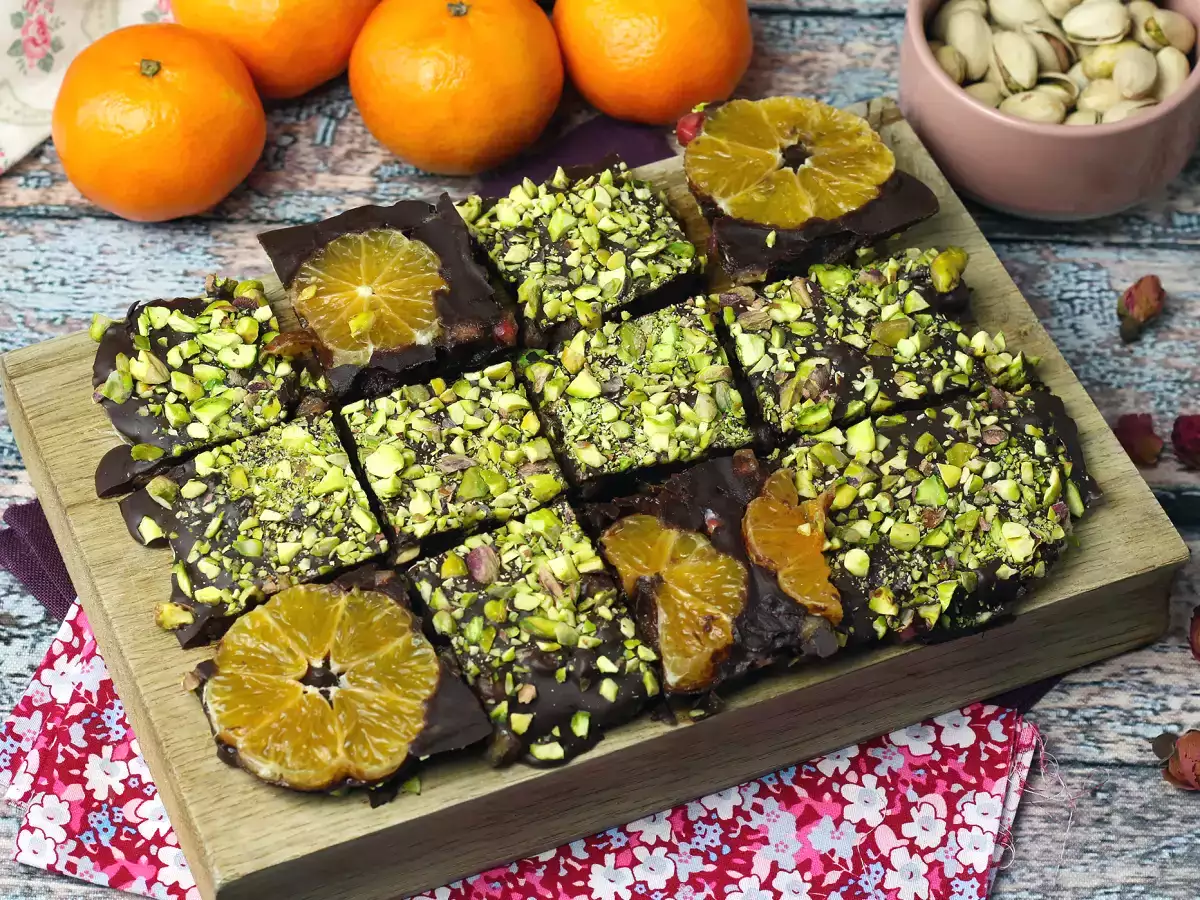 Tablette chocolat pistache et mandarine, la douceur parfaite pour l'hiver! - photo 7