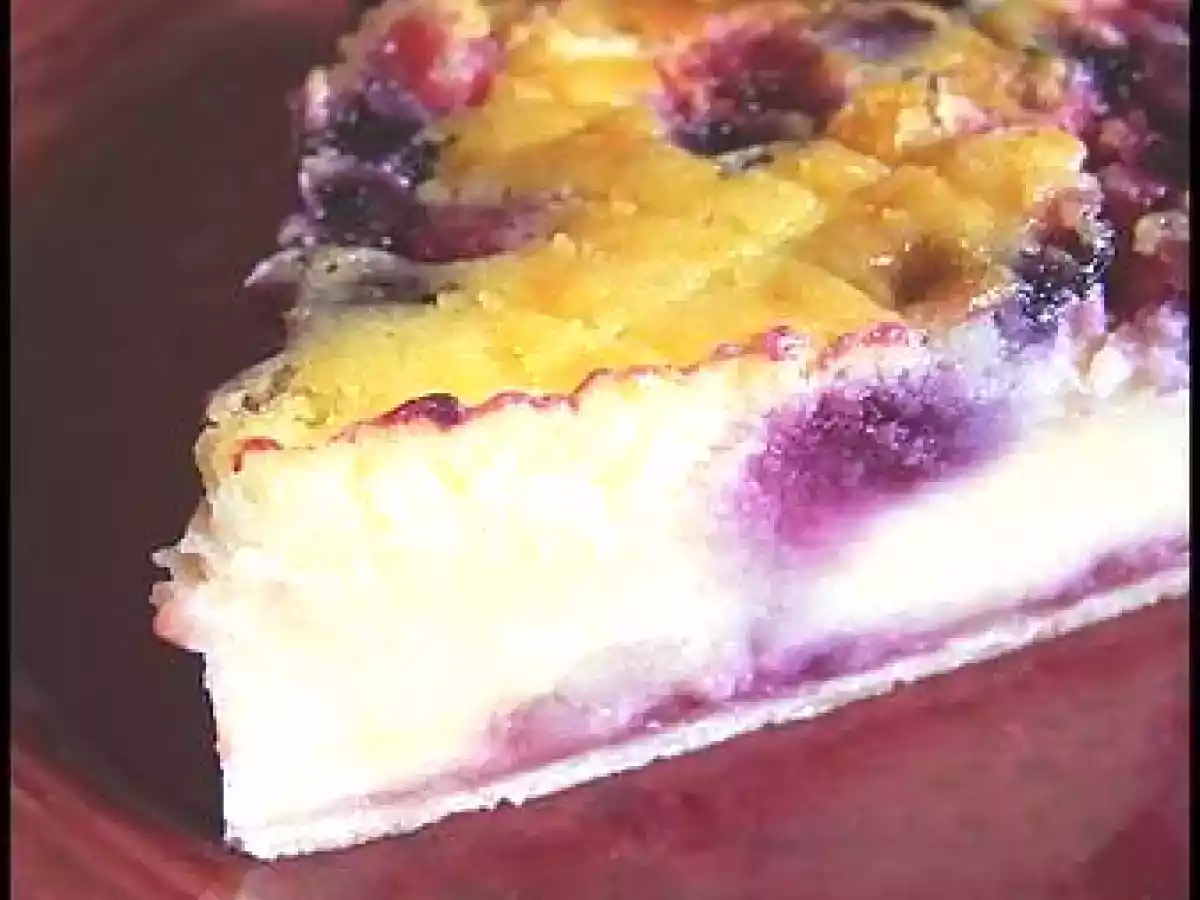 Tarte au fromage blanc et aux fruits rouges