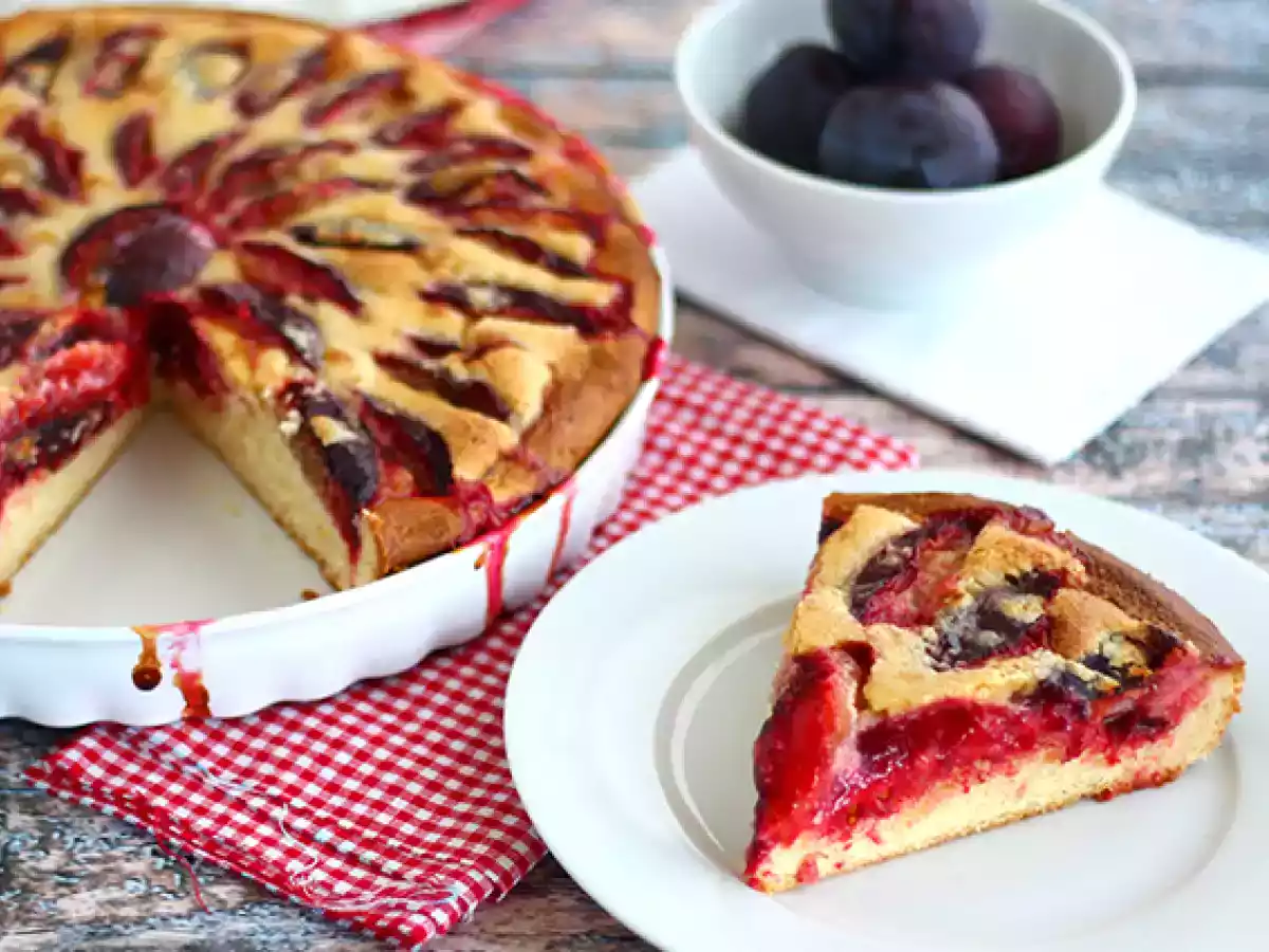 Tarte briochée aux prunes - photo 3