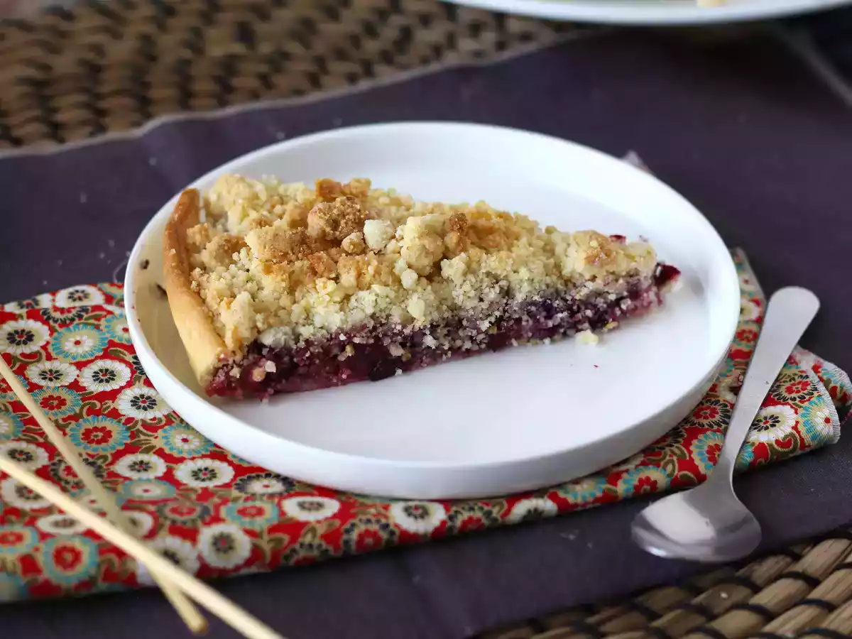 Tarte crumble express aux fruits rouges - photo 2