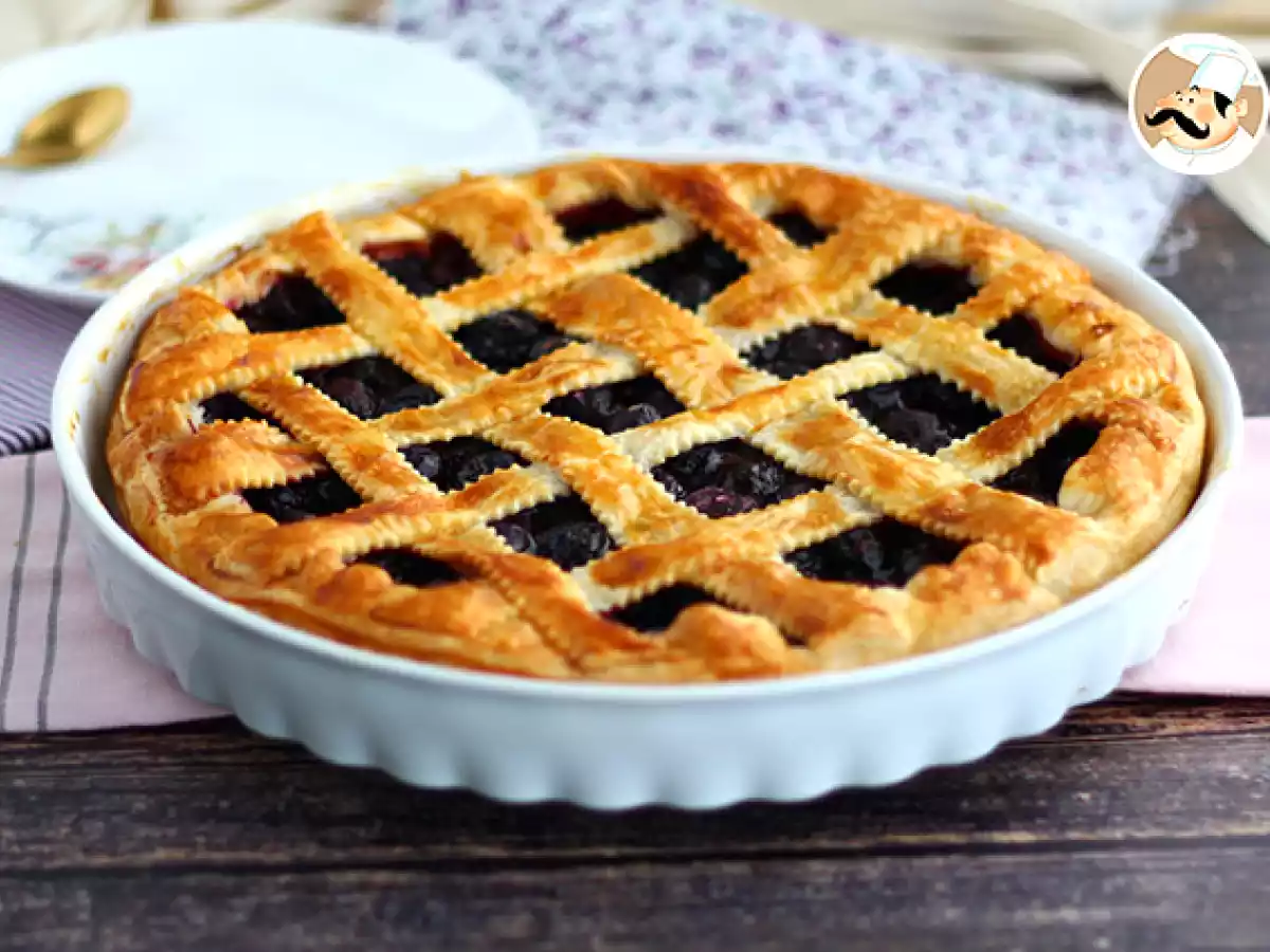 Tarte feuilletée à la cerise